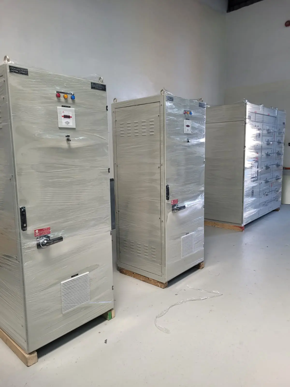 Finished Seven Light switchgear cabinets