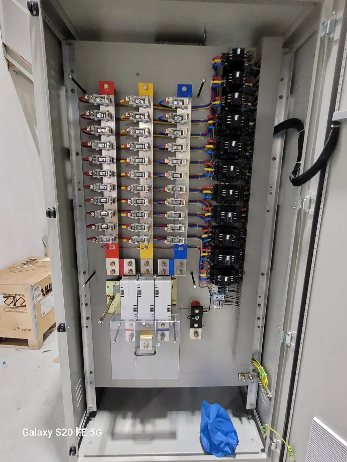 Panel internal busbar workmanship